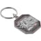 Hillman HILLMAN NCAA Tempered Steel Gray Split Ring Keychain 711169 - alternate 3